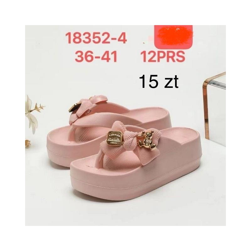 Buty Klapki DAMSKIE (36-41,12par)Kolor Jak na zdzięciu