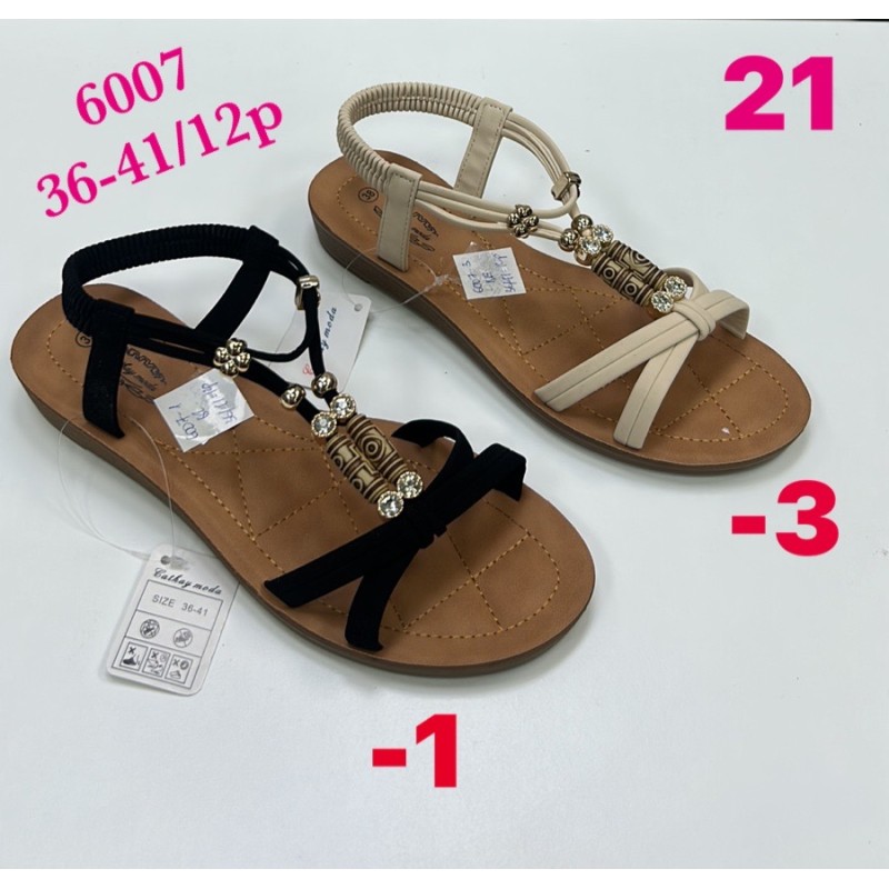 Buty Sandały DAMSKIE (36-41,12par)Kolor Jak na zdzięciu