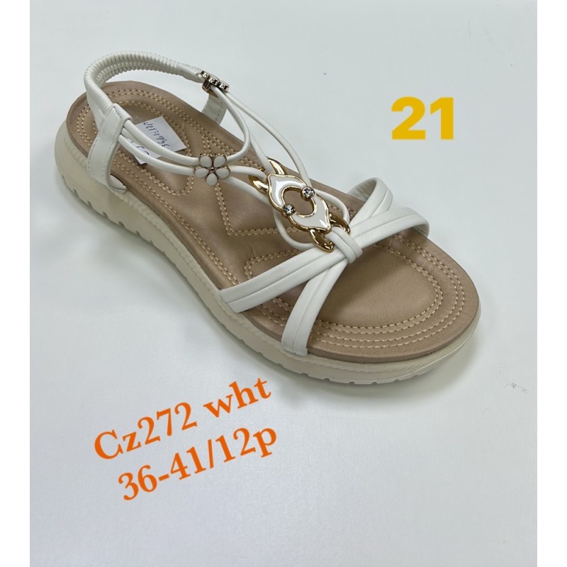 Buty Sandały DAMSKIE (36-41,12par)Kolor Jak na zdzięciu