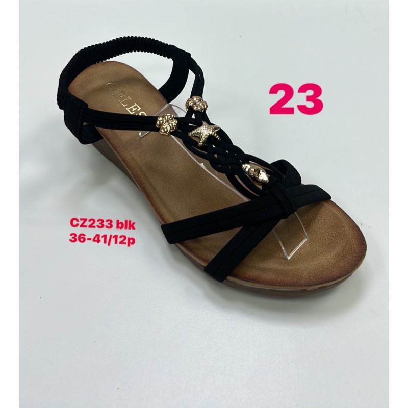Buty Sandały DAMSKIE (36-41,12par)Kolor Jak na zdzięciu