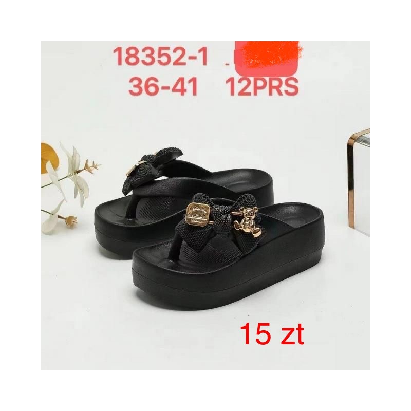 Buty Klapki DAMSKIE (36-41,12par)Kolor Jak na zdzięciu