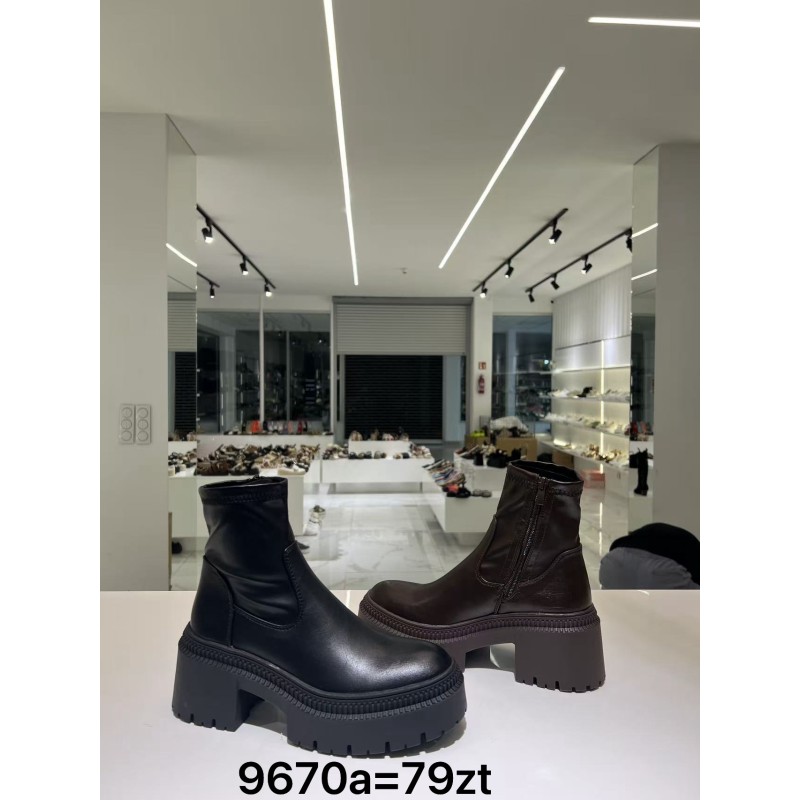 Buty Botki DAMSKIE (36-41,12par)Kolor Jak na zdzięciu