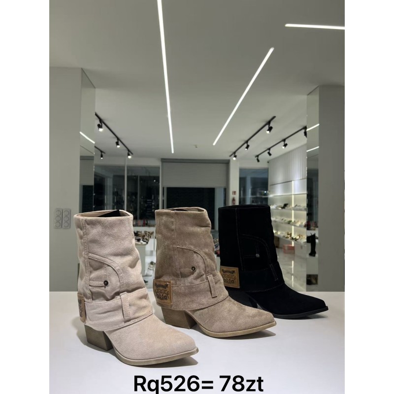 Buty Botki DAMSKIE (36-41,12par)Kolor Jak na zdzięciu