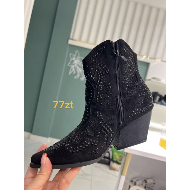 Buty Botki DAMSKIE (36-41,12par)Kolor Jak na zdzięciu