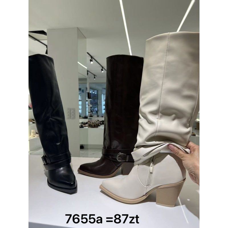 Buty Botki DAMSKIE (36-41,12par)Kolor Jak na zdzięciu