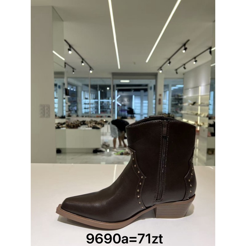 Buty Botki DAMSKIE (36-41,12par)Kolor Jak na zdzięciu