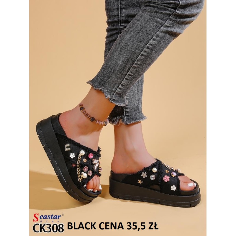 Buty Klapki DAMSKIE (36-41,12par)Kolor Jak na zdzięciu