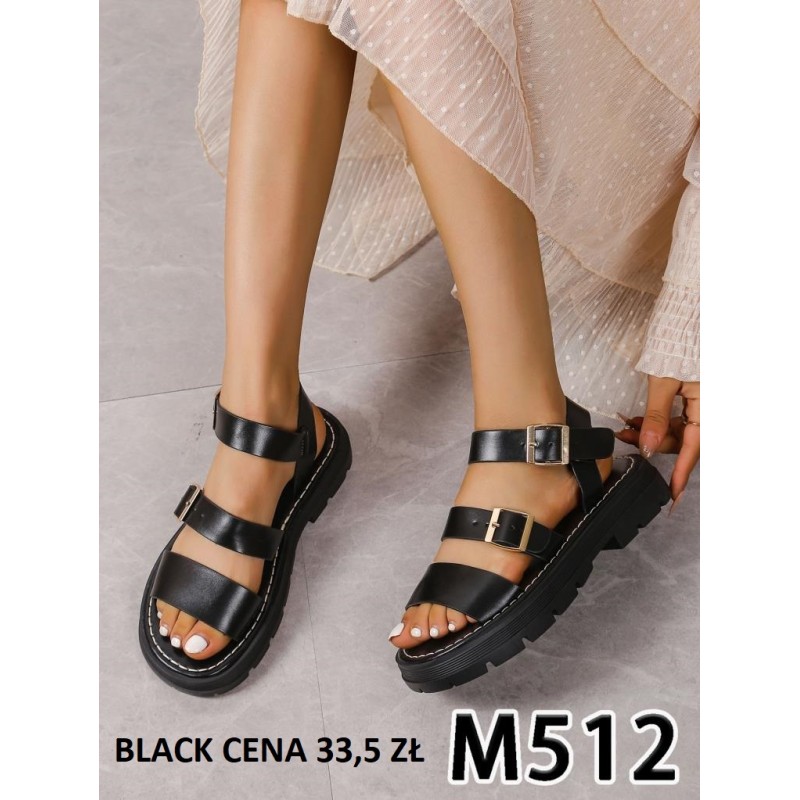 Buty Sandały DAMSKIE (36-41,12par)Kolor Jak na zdzięciu