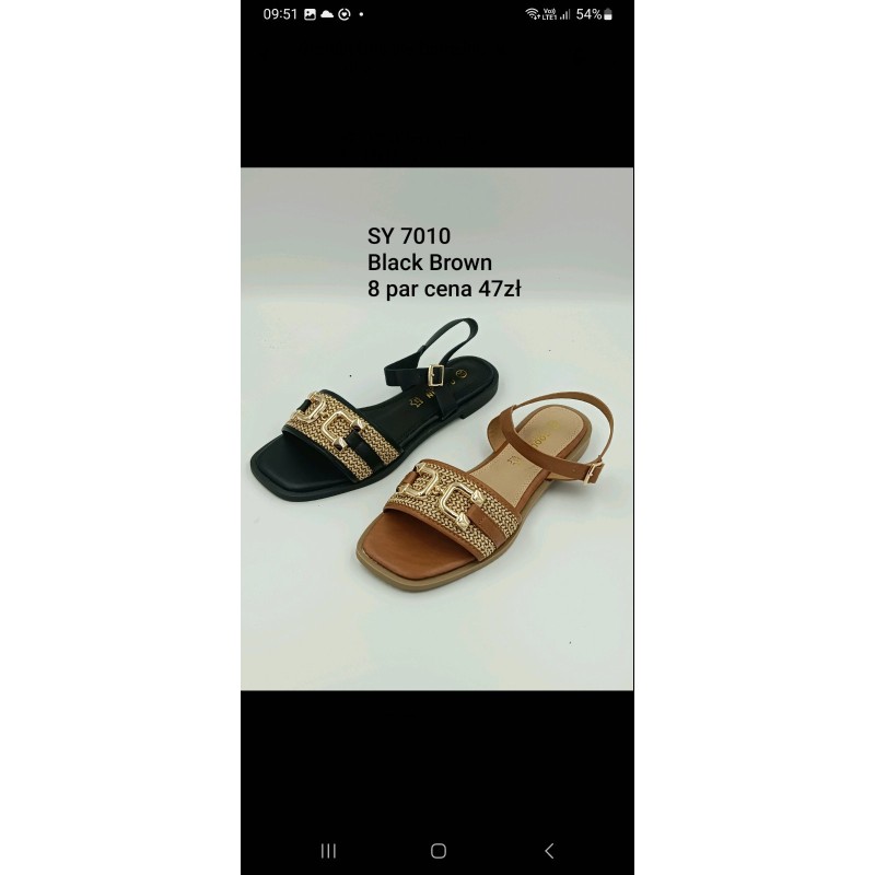 Buty Sandały DAMSKIE (36-41,8par)Kolor Jak na zdzięciu