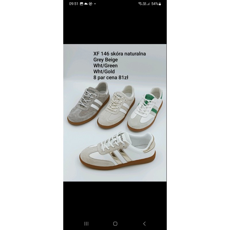 Buty Sportowe DAMSKIE (36-41,8par)Kolor Jak na zdzięciu