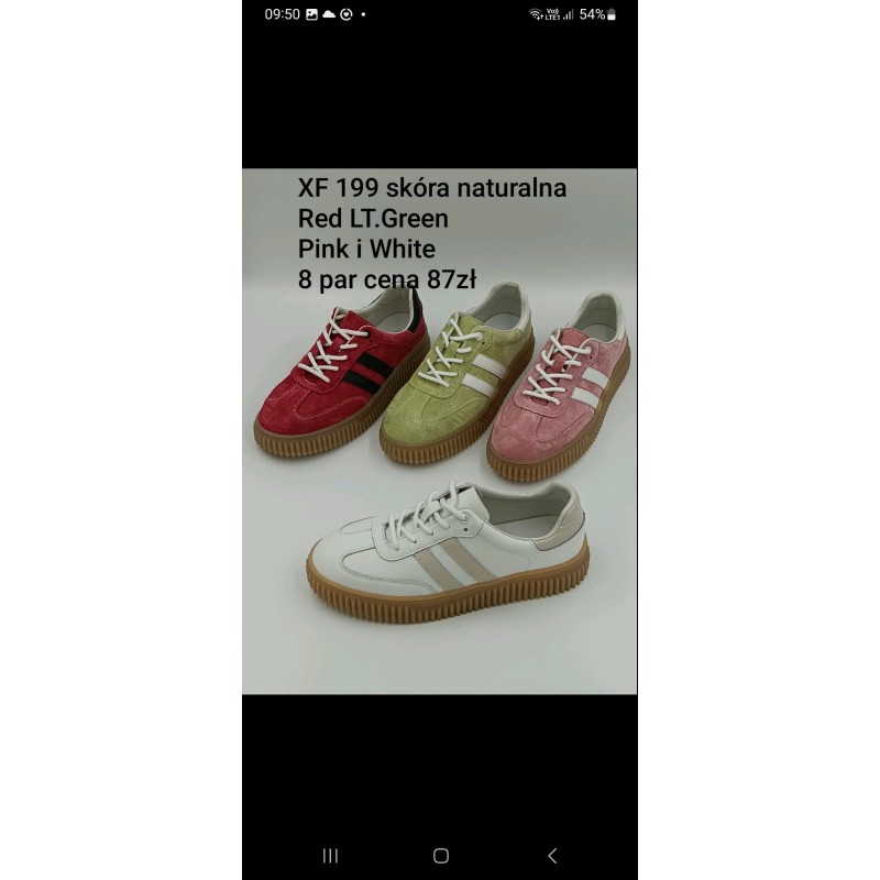 Buty Sportowe DAMSKIE (36-41,8par)Kolor Jak na zdzięciu