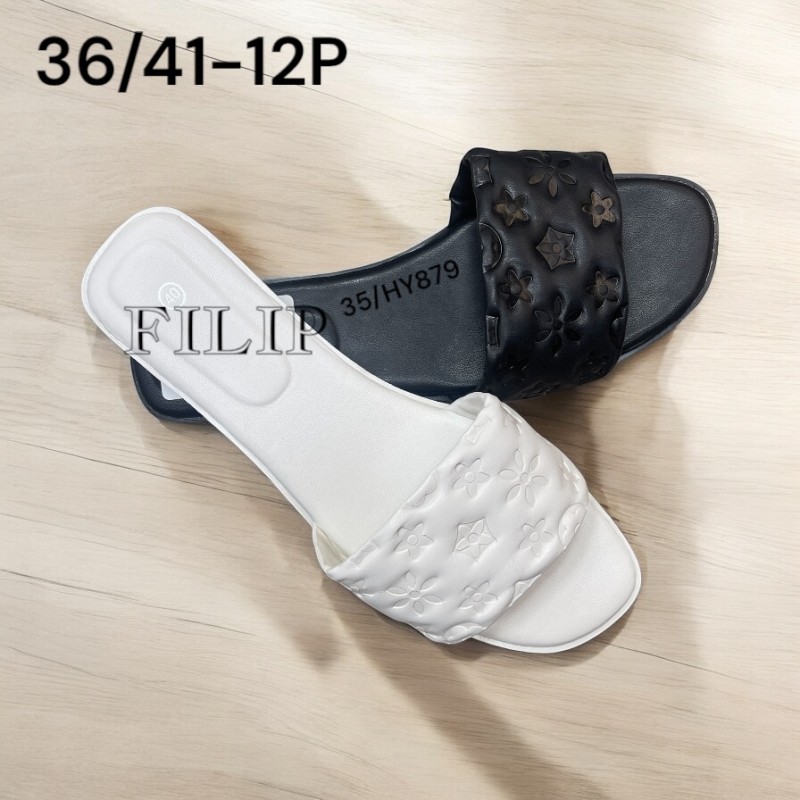 Buty Klapki DAMSKIE (36-41,12par)Kolor Jak na zdzięciu