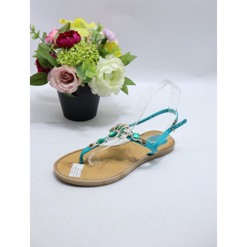 Sandały DAMSKIE . SIZE 36/41 (10 PAR/PACZKA) KOLOR JAK NA ZDZIĘCIU
