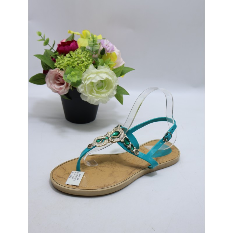 Sandały DAMSKIE . SIZE 36/41 (10 PAR/PACZKA) KOLOR JAK NA ZDZIĘCIU
