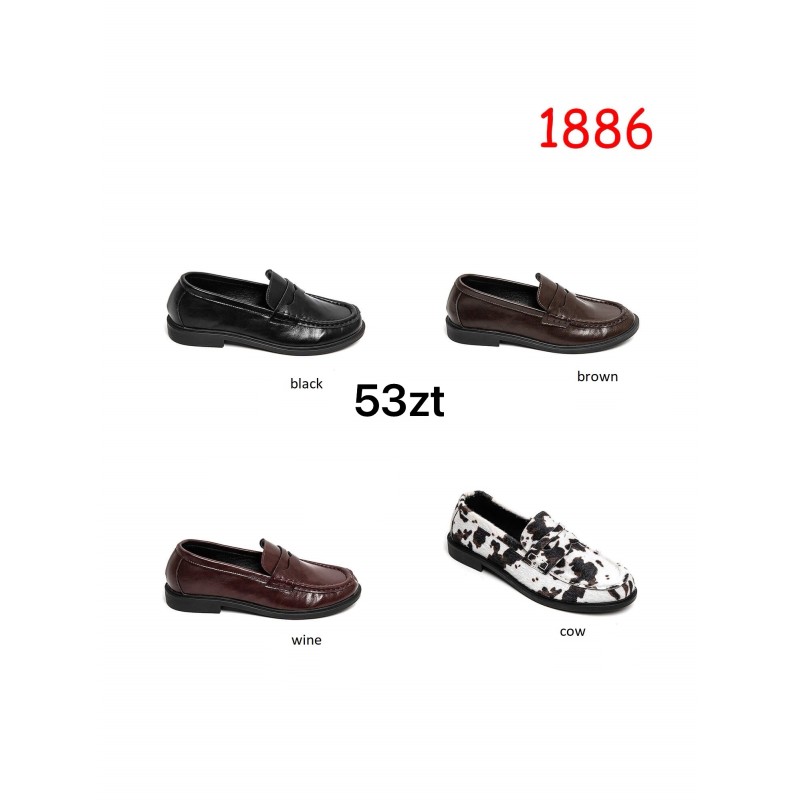 Buty Półbuty DAMSKIE (36-41,12 par)Kolor Jak na zdzięciu
