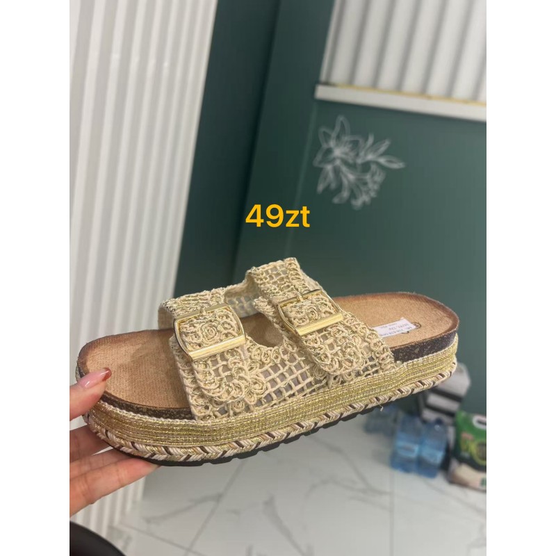 Buty Klapki DAMSKIE (36-41,12 par)Kolor Jak na zdzięciu