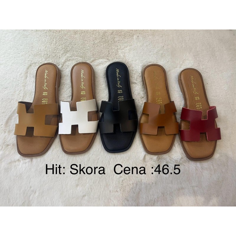 Buty Klapki DAMSKIE (36-41,12 par)Kolor Jak na zdzięciu