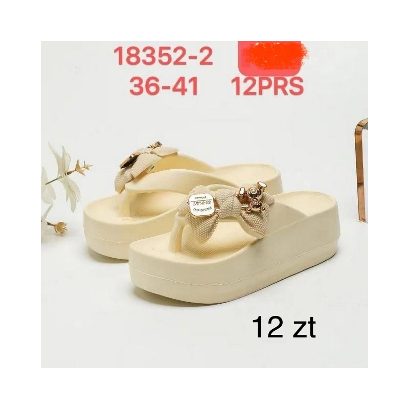 Buty Klapki DAMSKIE (36-41,12par)Kolor Jak na zdzięciu