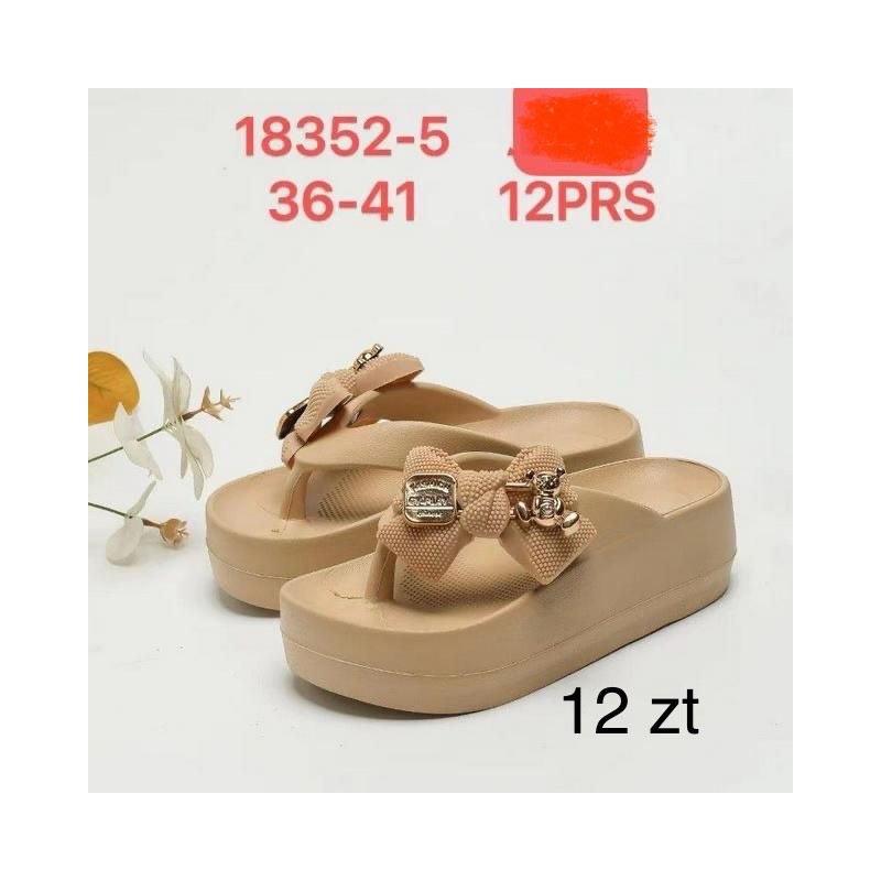 Buty Klapki DAMSKIE (36-41,12par)Kolor Jak na zdzięciu