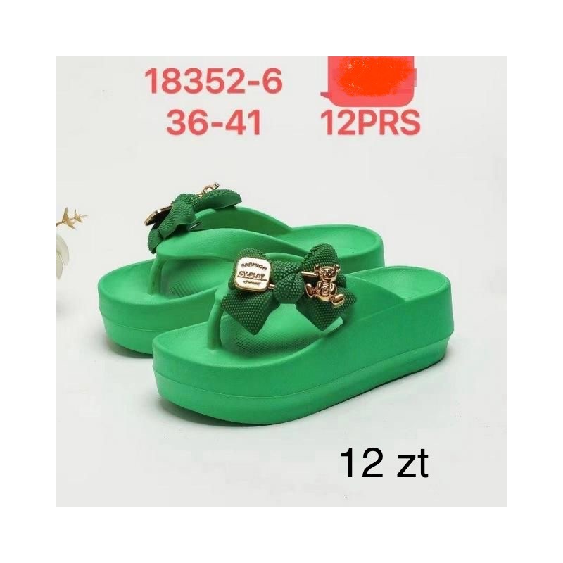 Buty Klapki DAMSKIE (36-41,12par)Kolor Jak na zdzięciu