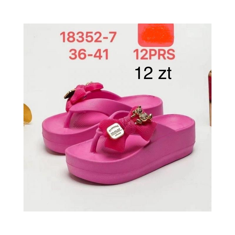 Buty Klapki DAMSKIE (36-41,12par)Kolor Jak na zdzięciu