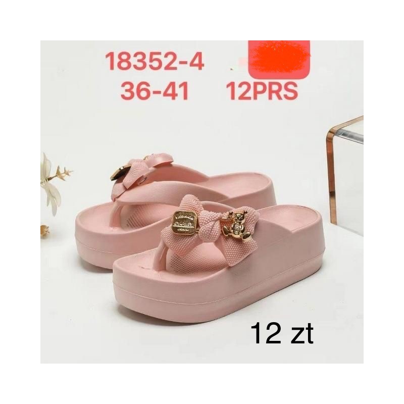 Buty Klapki DAMSKIE (36-41,12par)Kolor Jak na zdzięciu