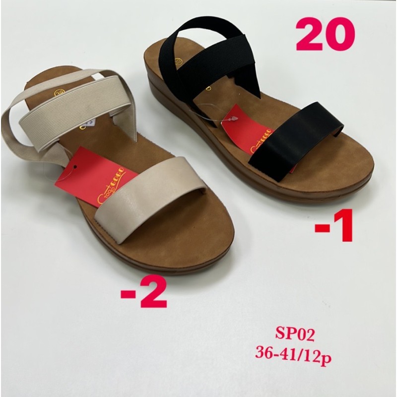 Buty Sandały DAMSKIE (36-41,12par)Kolor Jak na zdzięciu