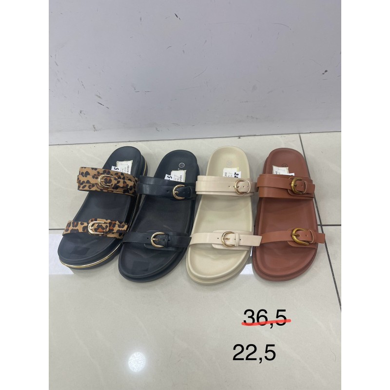 Buty Klapki DAMSKIE (36-41,12par)Kolor Jak na zdzięciu
