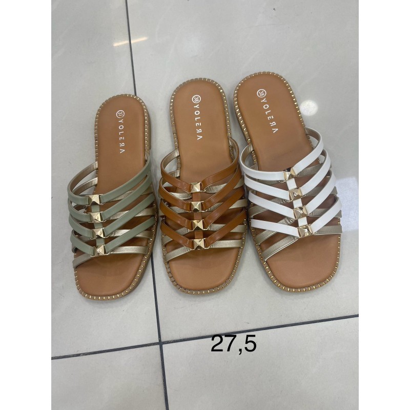 Buty Klapki DAMSKIE (36-41,12par)Kolor Jak na zdzięciu
