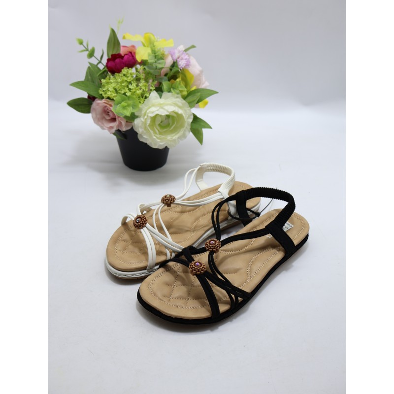 Sandały DAMSKIE. SIZE: 37/42 (18 PAR/PACZKA) KOLOR JAK NA ZDZIĘCIU