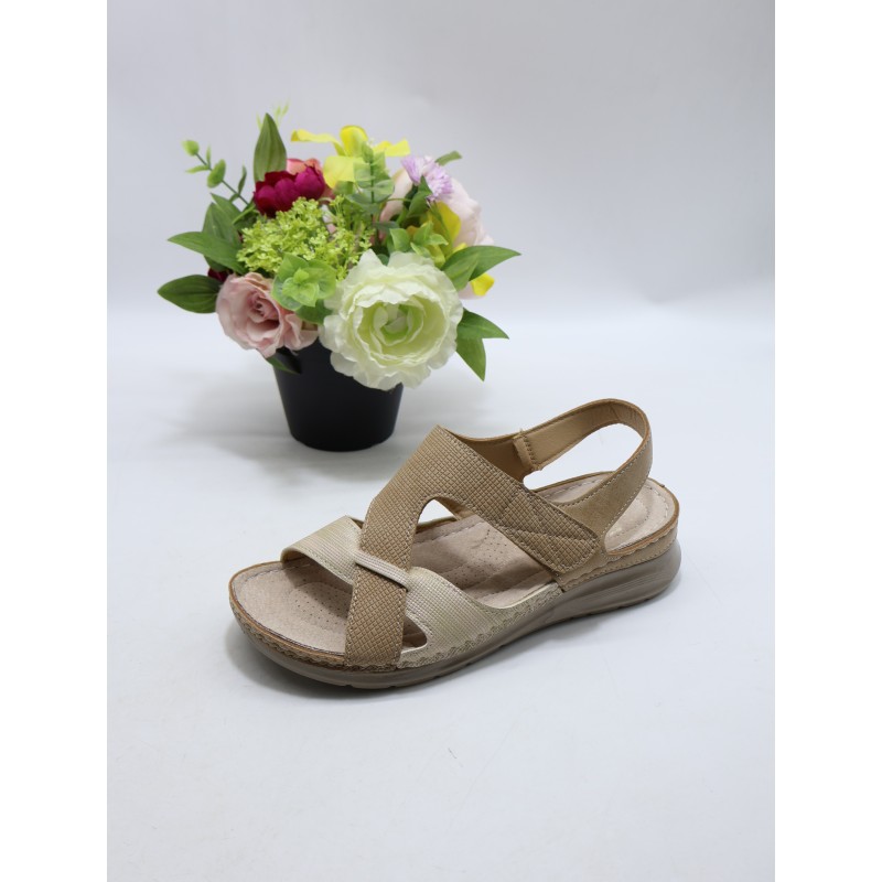 Sandały DAMSKIE. SIZE: 36/42 (12 PAR/PACZKA) KOLOR JAK NA ZDZIĘCIU