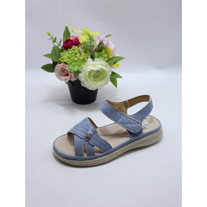 Sandały DAMSKIE. SIZE: 36/42 (12 PAR/PACZKA) KOLOR JAK NA ZDZIĘCIU