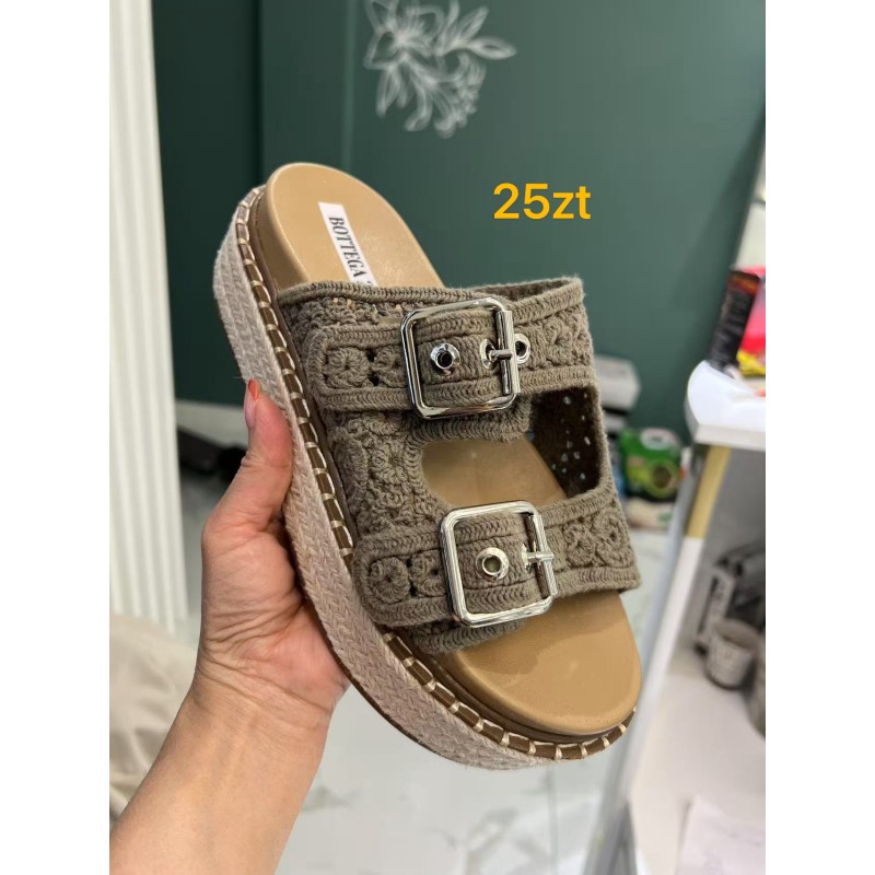 Buty Klapki DAMSKIE (36-41,12par)Kolor Jak na zdzięciu