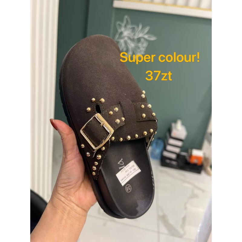 Buty Klapki DAMSKIE (36-41,12par)Kolor Jak na zdzięciu