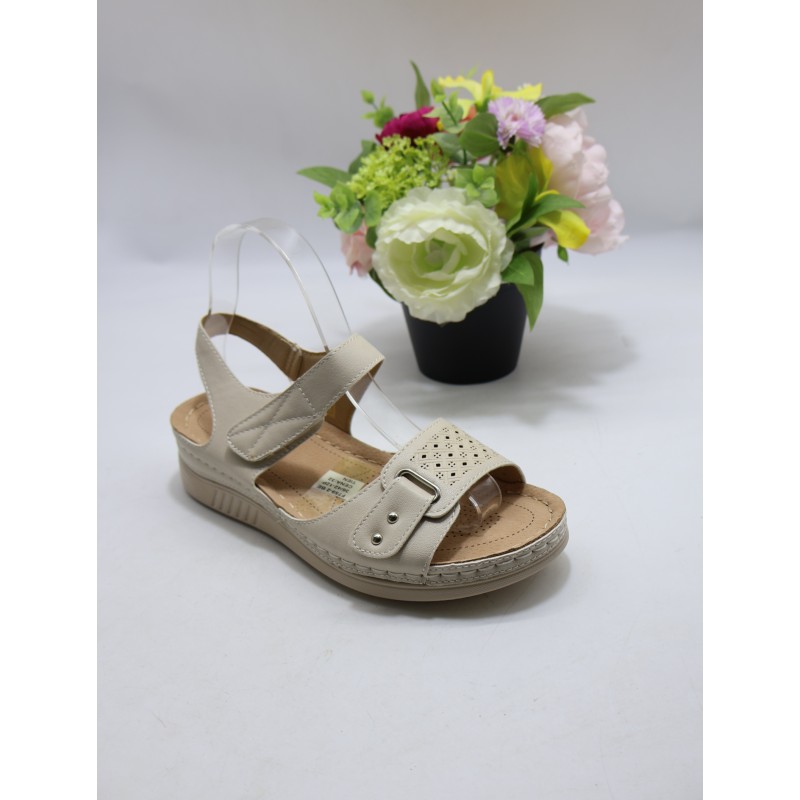 Sandały DAMSKIE. SIZE: 36/42 (12 PAR/PACZKA) KOLOR JAK NA ZDZIĘCIU