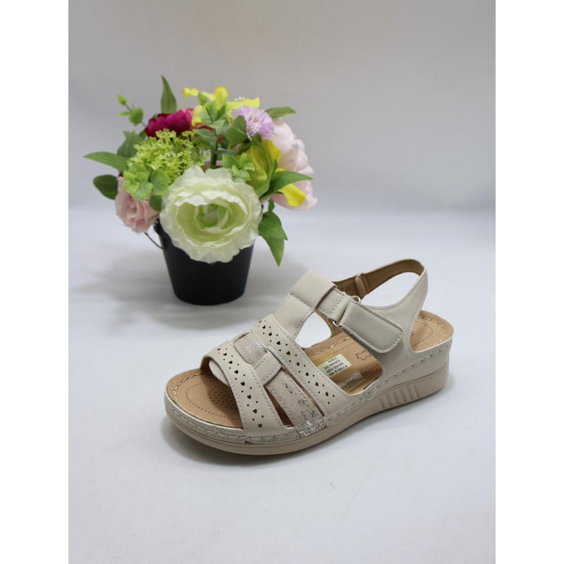 Sandały DAMSKIE. SIZE: 36/42 (12 PAR/PACZKA) KOLOR JAK NA ZDZIĘCIU
