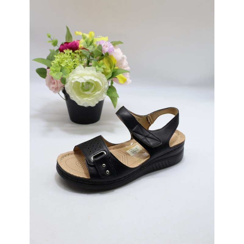 Sandały DAMSKIE. SIZE: 36/42 (12 PAR/PACZKA) KOLOR JAK NA ZDZIĘCIU