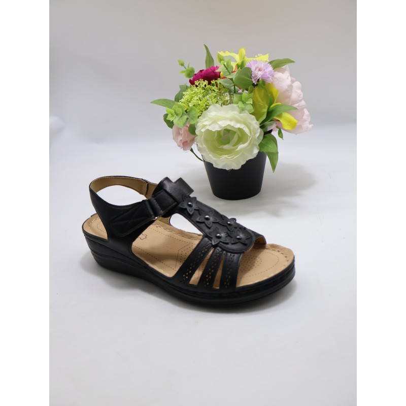 Sandały DAMSKIE. SIZE: 36/42 (12 PAR/PACZKA) KOLOR JAK NA ZDZIĘCIU