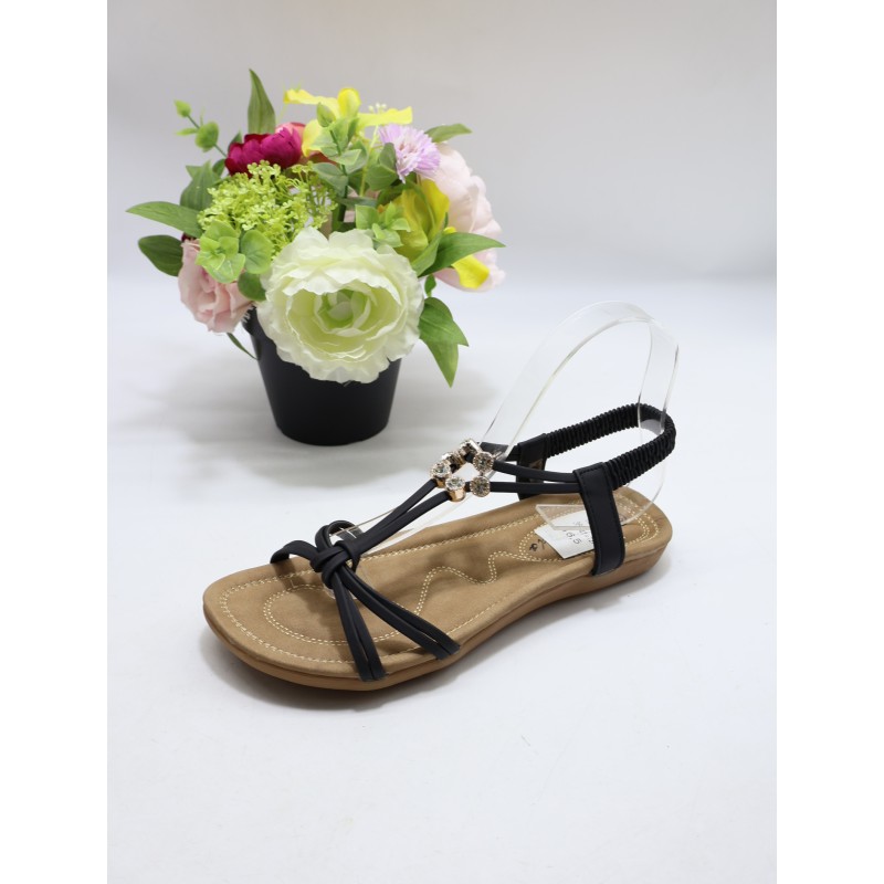 Sandały DAMSKIE. SIZE: 36/41 (12 PAR/PACZKA) KOLOR JAK NA ZDZIĘCIU