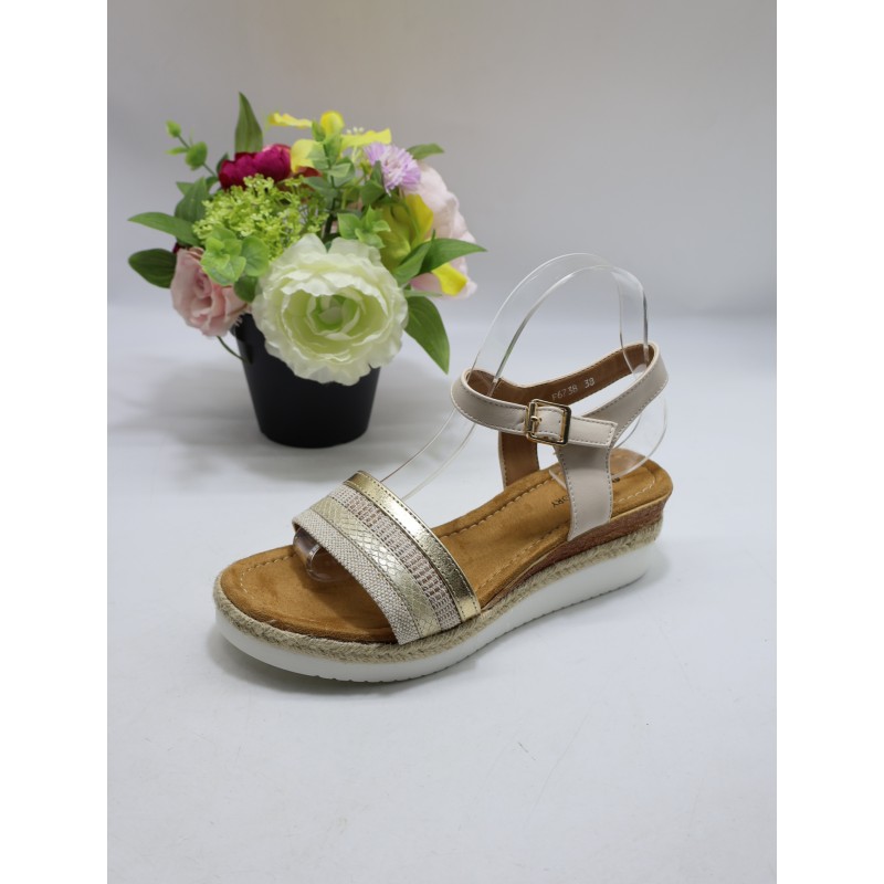 Sandały DAMSKIE. SIZE: 36/41 (12 PAR/PACZKA) KOLOR JAK NA ZDZIĘCIU