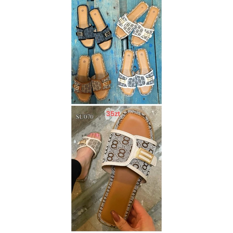 Buty Klapki DAMSKIE (36-41,12par)Kolor Jak na zdzięciu