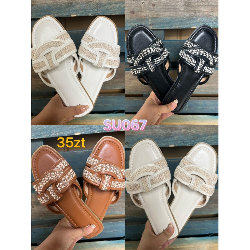 Buty Klapki DAMSKIE (36-41,12par)Kolor Jak na zdzięciu