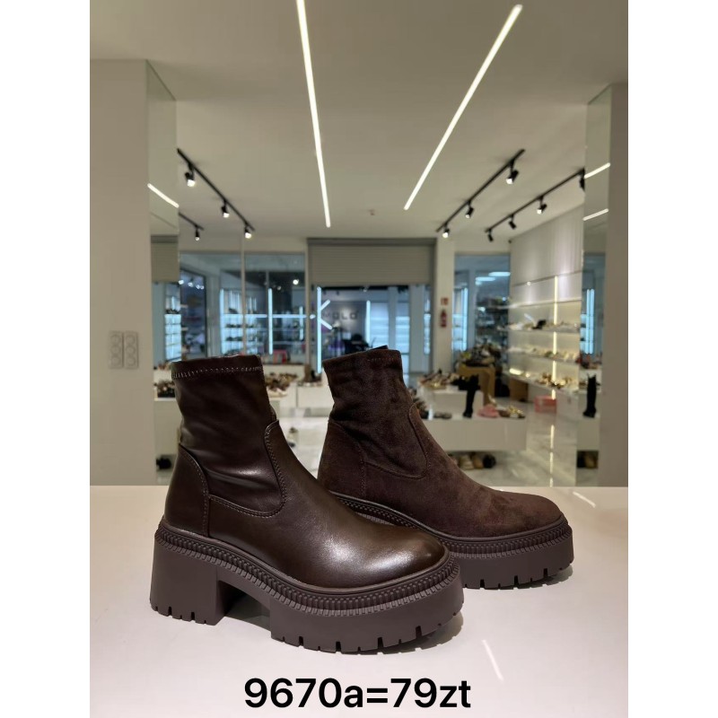 Buty Botki DAMSKIE (36-41,12par)Kolor Jak na zdzięciu