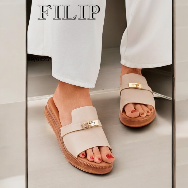 Buty Klapki DAMSKIE (36-41,12par)Kolor Jak na zdzięciu