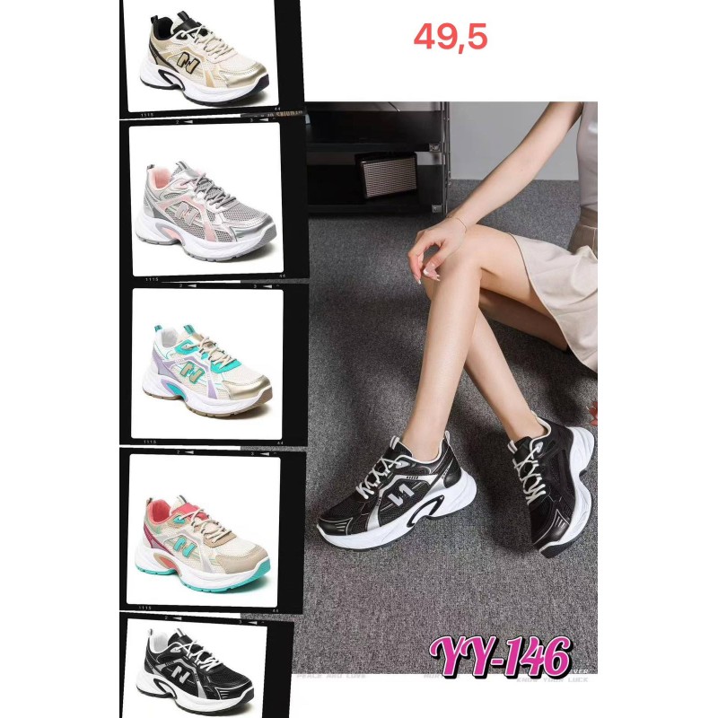 Buty Sportowe DAMSKIE (36-41,12par)Kolor Jak na zdzięciu