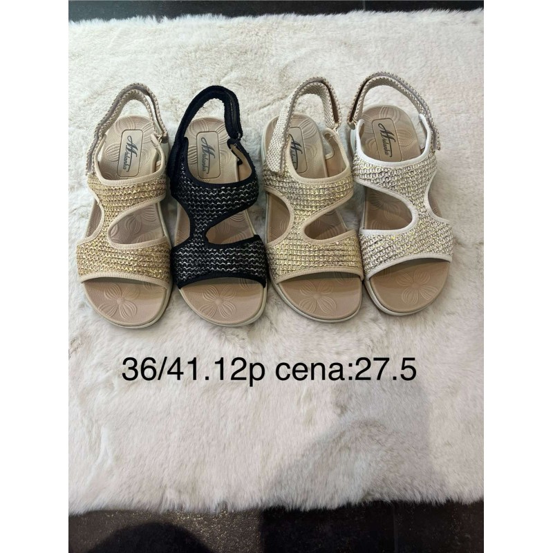 Buty Sandały DAMSKIE (36-41,12par)Kolor Jak na zdzięciu