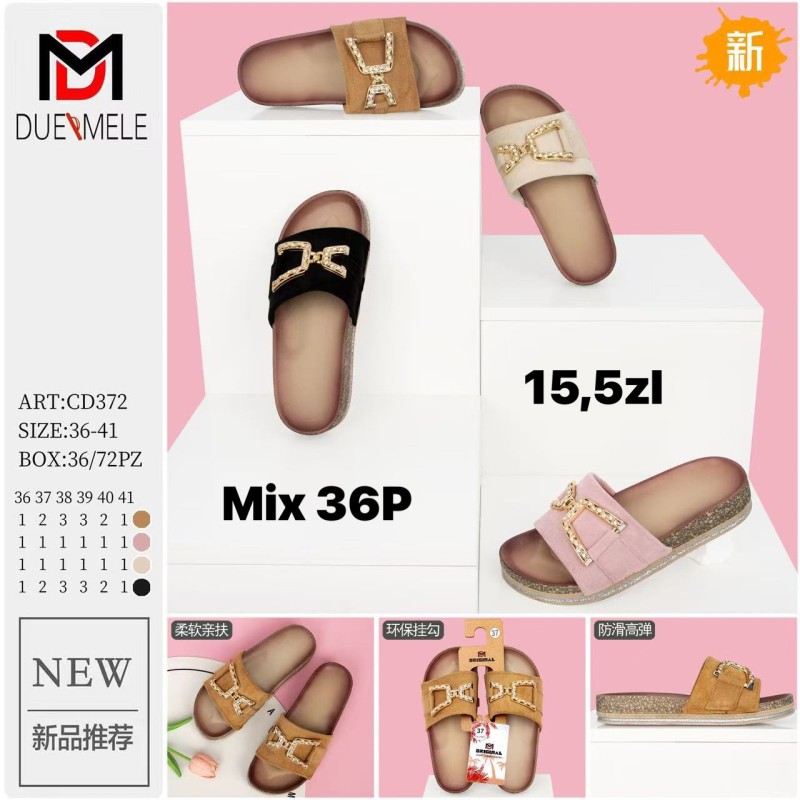 Buty Klapki DAMSKIE (36-41,36par)Kolor Jak na zdzięciu