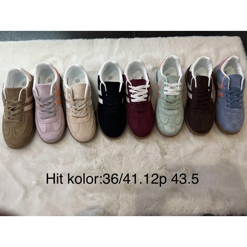 Buty Sportowe DAMSKIE (36-41,12par)Kolor Jak na zdzięciu