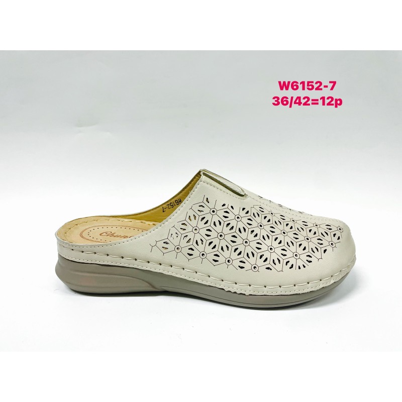Buty Klapki DAMSKIE (36-42,12par)Kolor Jak na zdzięciu