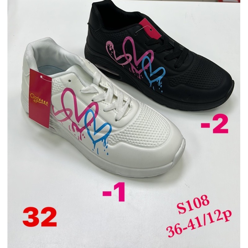 Buty Sportowe DAMSKIE (36-41,12 par)Kolor Jak na zdzięciu